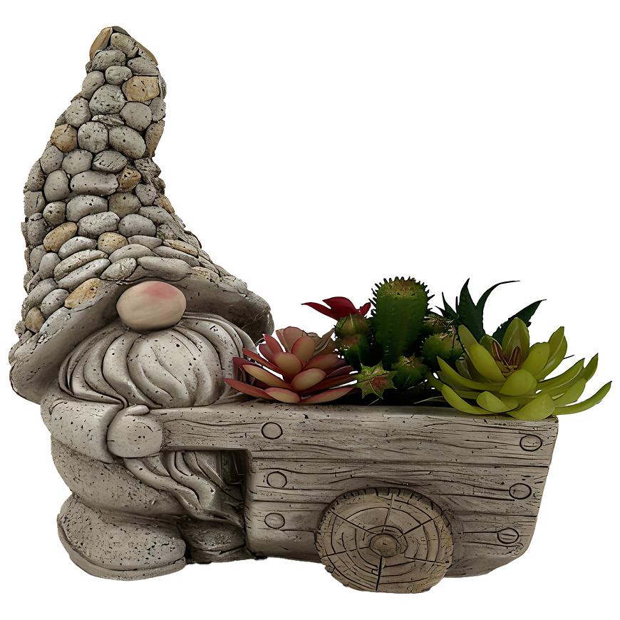 Trpaslík s květináčem UA02-2302036 Baumax