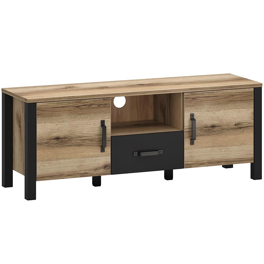 Tv stolek 2d1s Derby B Light + Black Baumax