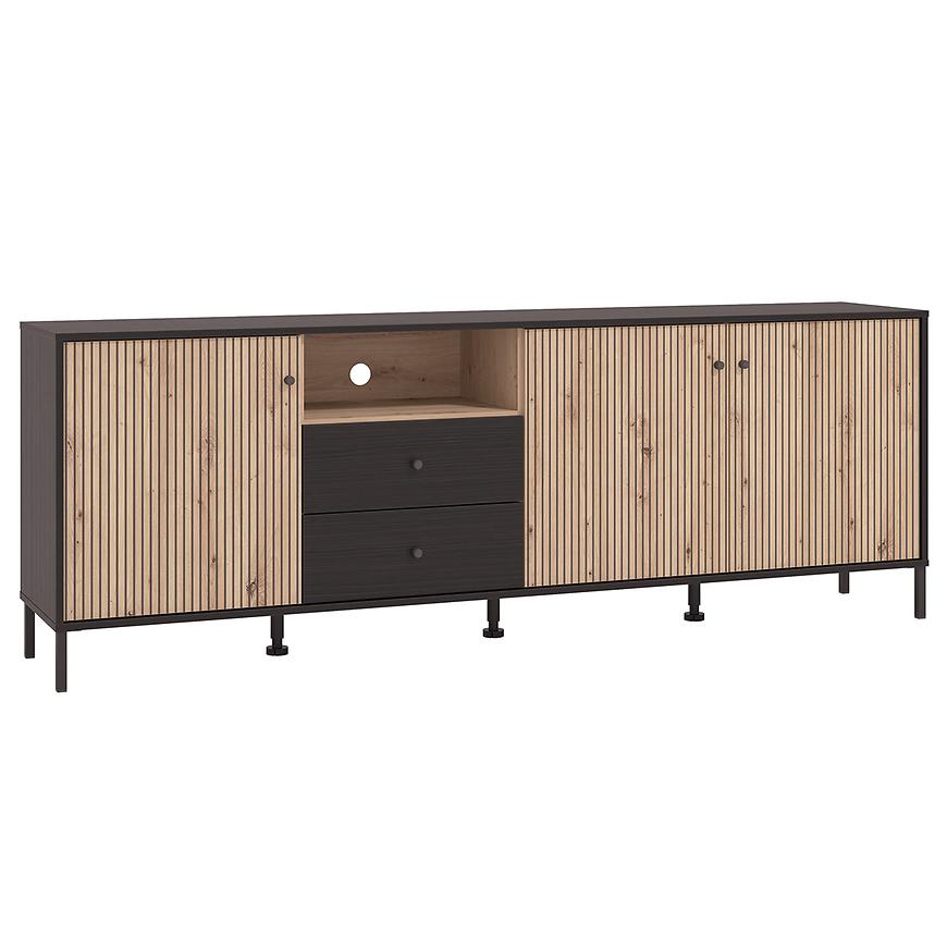 Tv stolek Correze černá/artisan 11013530 Baumax