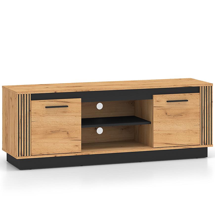 Tv stolek Urso 08 dub craft zlatá/černá Baumax