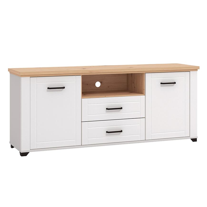 Tv stolek Valencia artisan/bílá 11011387 Baumax