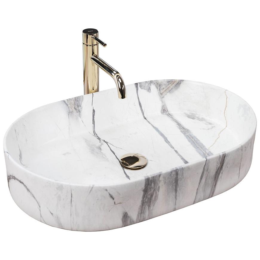 Umyvadlo na desku Nadia 60 Sand Rea-U5800 REA