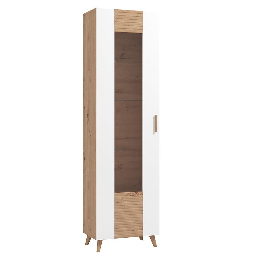 Vitrína Bretagna 1K artisan/bílá 11012055 Baumax