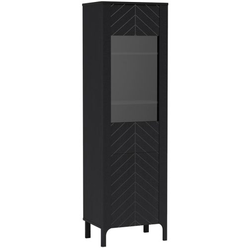 Vitrína Malumi M4 černá Baumax