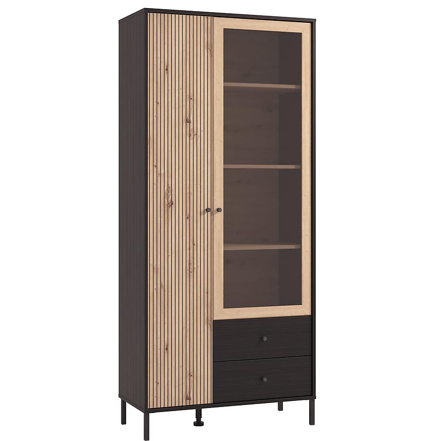 Vitrína VS1 černá/artisan 11013529 Baumax