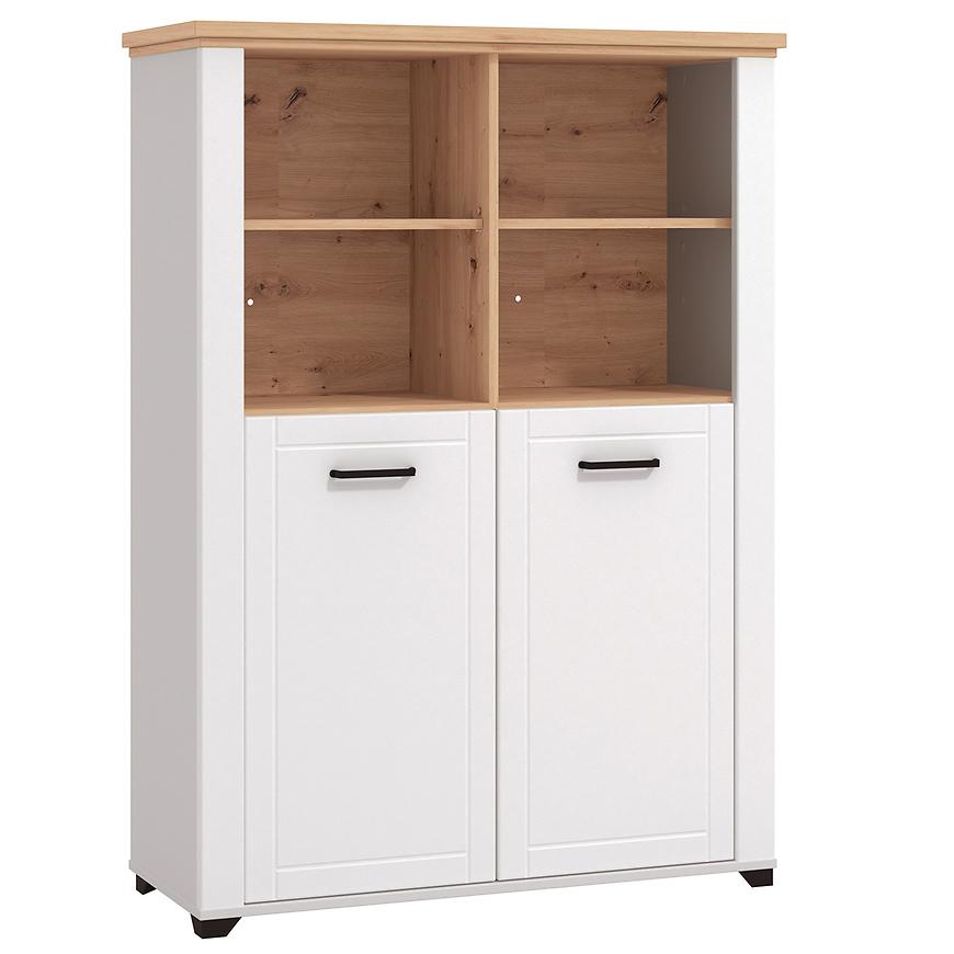 Vitrína Valencia Pop 2K artisan/bílá 11011381 Baumax