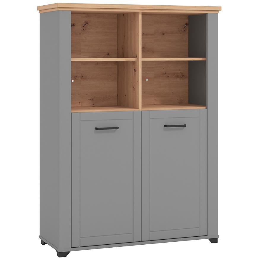 Vitrína Valencia Pop 2K grafit/artisan 11011382 Baumax