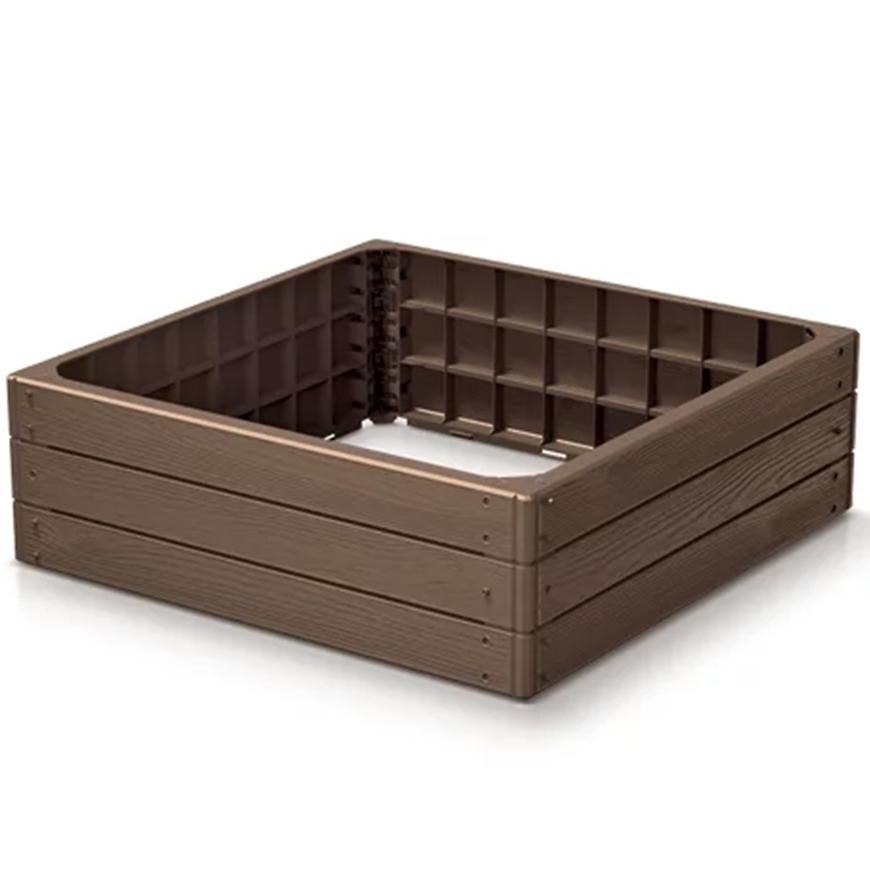 Vyvýšený záhon Cihlový/Hnědý 75