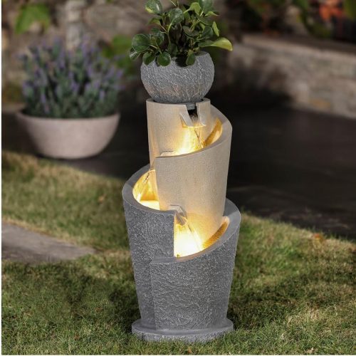 Zahradní fontána WXF2206160-G +LED Baumax