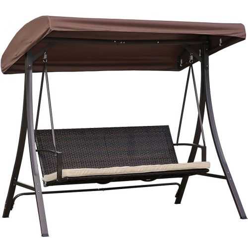 Zahradní houpačka hnědá Baumax