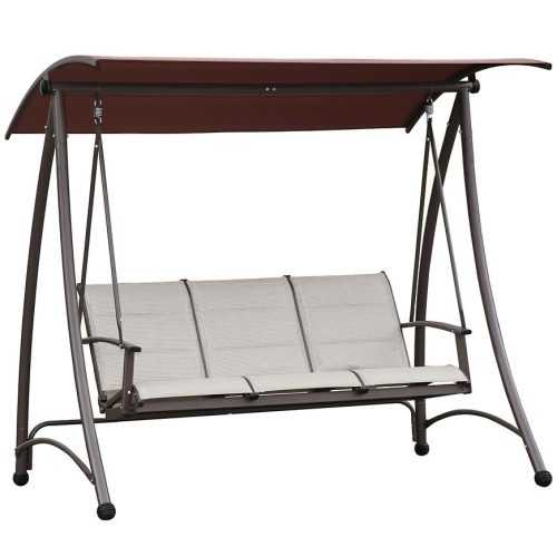 Zahradní houpačka hnědá Baumax