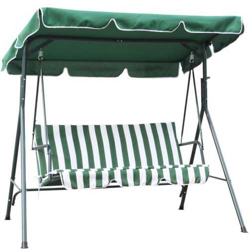 Zahradní houpačka zeleno-bílá Baumax