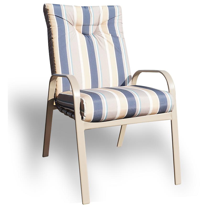 Zahradní křeslo s polstrem