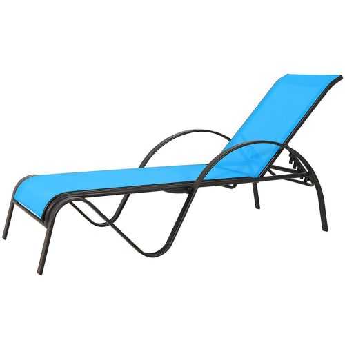 Zahradní lehátko Lagos modré