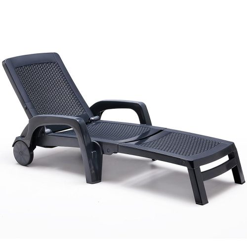 Zahradní lehátko Miami Graphite Baumax