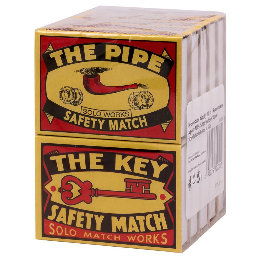 Zápalky bezpečnostní malé 10ks Solo Matches
