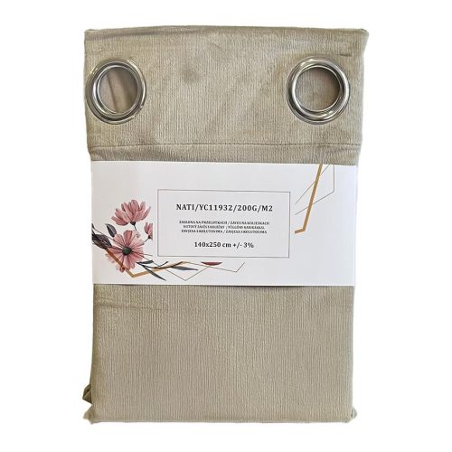 Závěs s oky YC11932/200G/006/140x250 cm béžový Baumax