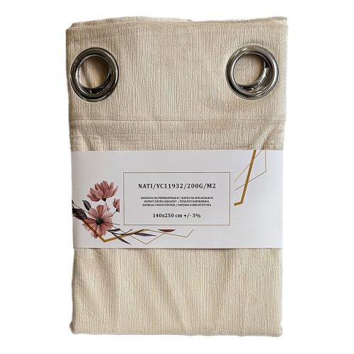 Závěs s oky YC11932/200G/027/140x250 cm béžový Baumax