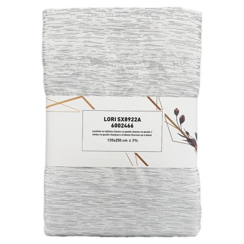 Závěs s řasící páskou Lori SX8922A 135x250 šedý Baumax