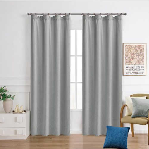 Závěs s řasicí páskou ROSALIA VET449/3/210GSM 140x250 šedý Baumax