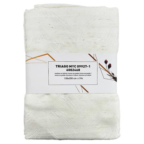 Závěs s řasící páskou Triago MYC09927/1 135x250 krémový Baumax