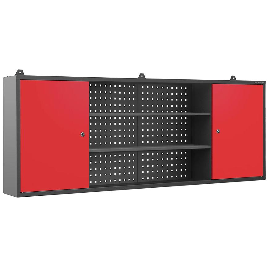 Závěsná skříňka Leo antrcit/červené Baumax