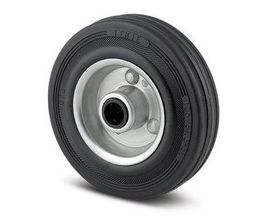 Kolečko průmyslové gumové 80mm bez vidlice