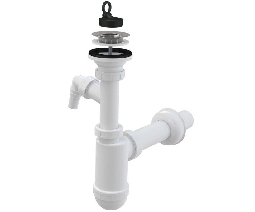 Sifon umyvadlový s přípojkou