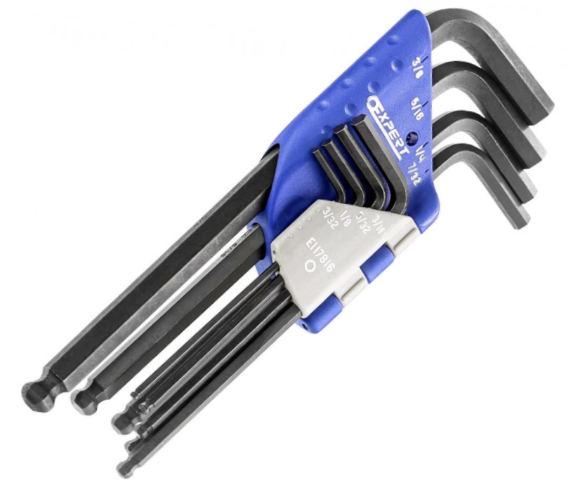 Sada imbus klíčů palcových s kuličkou 7ks Tona Expert 117816