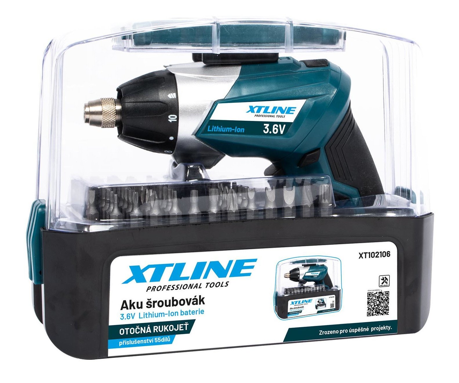 XTline XT102106 aku šroubovák 3.6V 1.5Ah