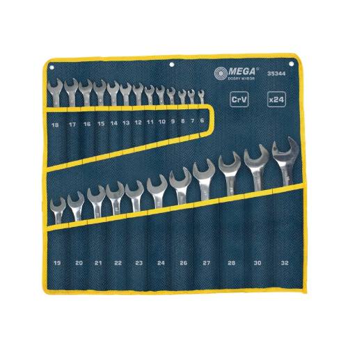 Klíče očkoploché CrV 24 ks