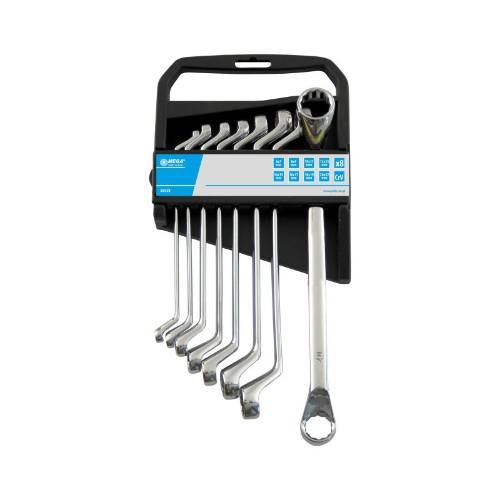 Klíče očkové vyhnuté CrV 8 ks