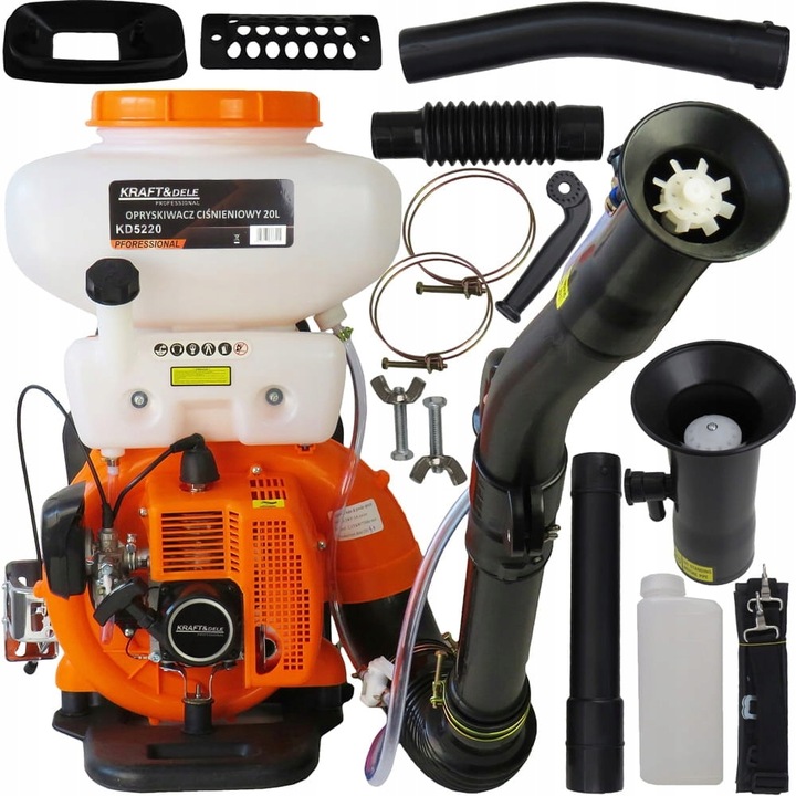 Motorový zádový postřikovač 20L KD5220 KRAFT&DELE