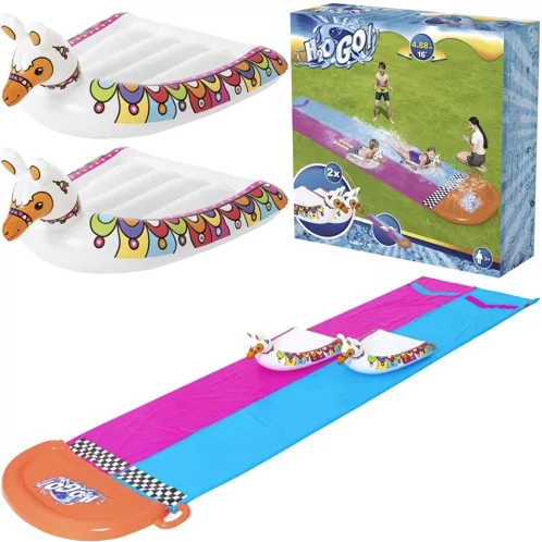 Vodní skluzavka + 2 matrace 488cm 11870 JIPOS