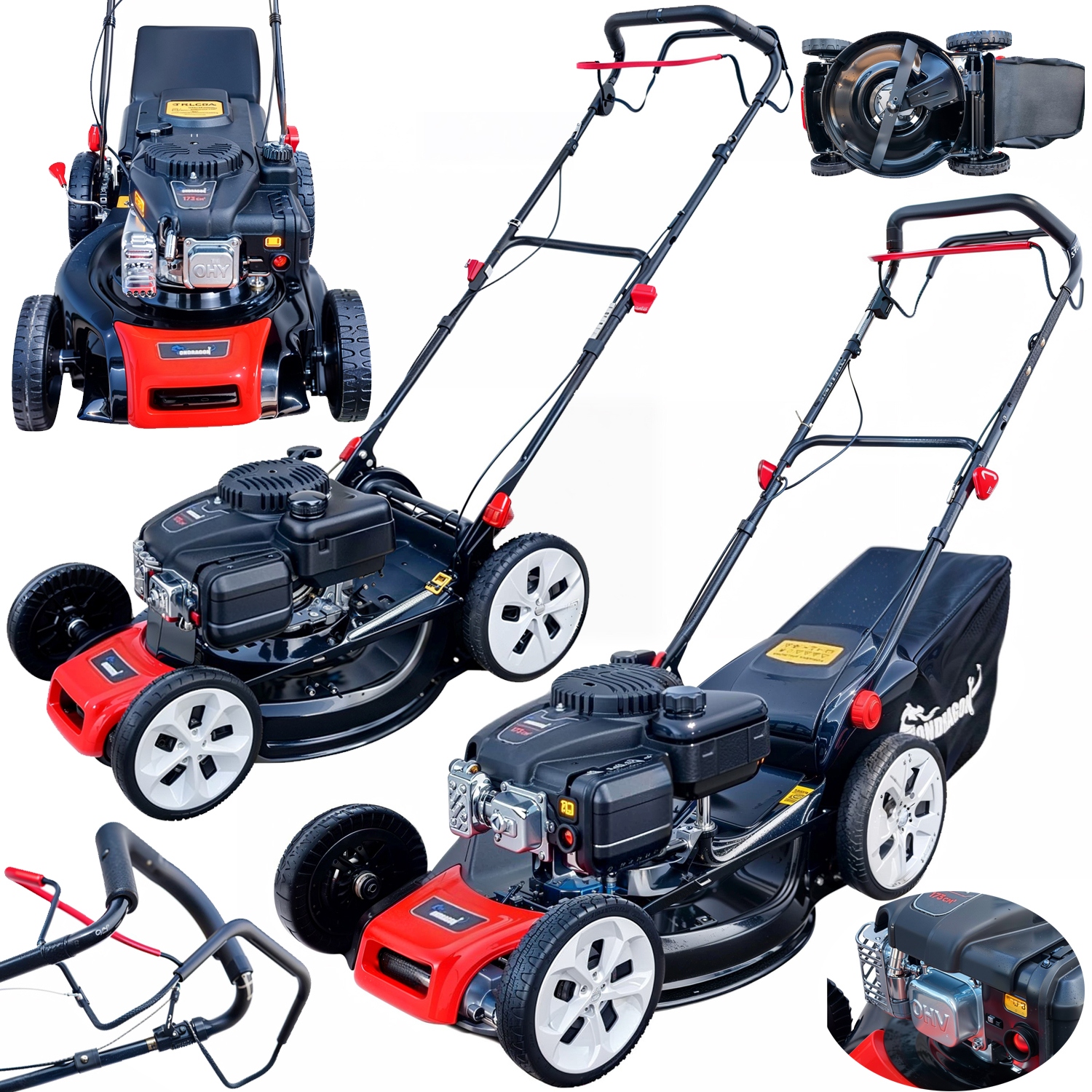 Benzínová sekačka na trávu OD5021 ONDRAGON