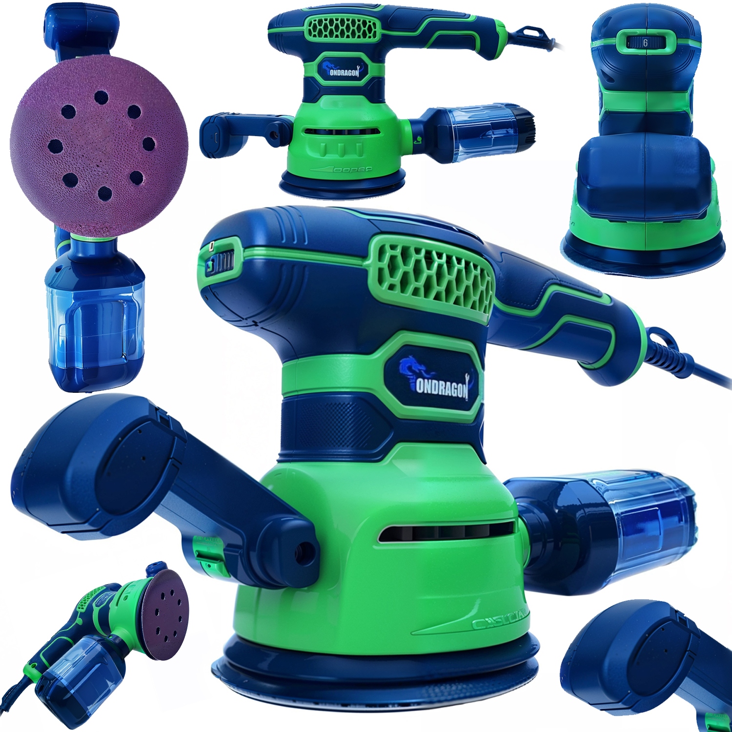 Excentrická oscilační bruska 125mm 1400W OD5031 ONDRAGON