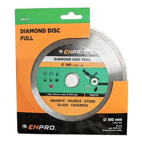 Kotouč diamantový plný Ø 180 x 22.2 mm