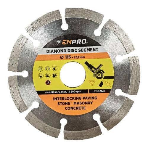 Kotouč diamantový segment Ø 180 x 22.2 mm