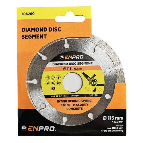 Kotouč diamantový segment Ø 115 x 22.2 mm