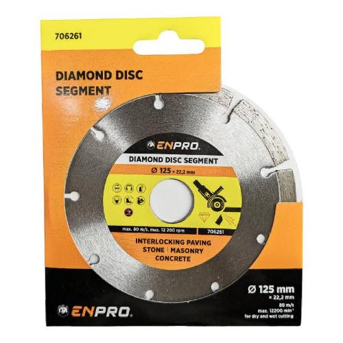 Kotouč diamantový segment Ø 125 x 22.2 mm