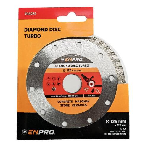 Kotouč diamantový turbo Ø 125 x 22.2 mm