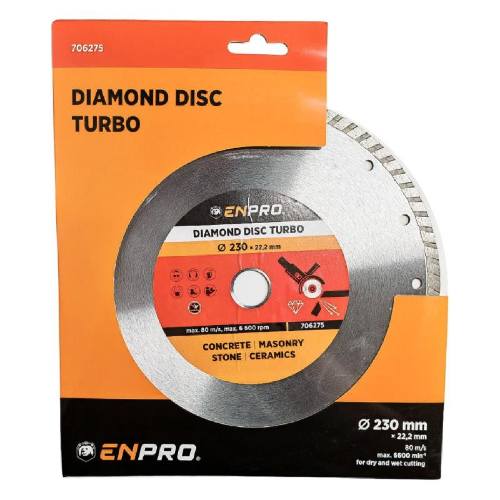 Kotouč diamantový turbo Ø 230 x 22.2 mm