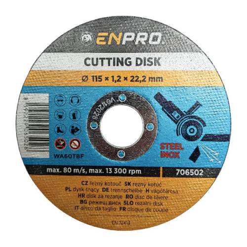 Kotouč na kov řezný Ø 115 x 1