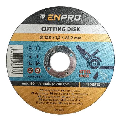 Kotouč na kov řezný Ø 125 x 1