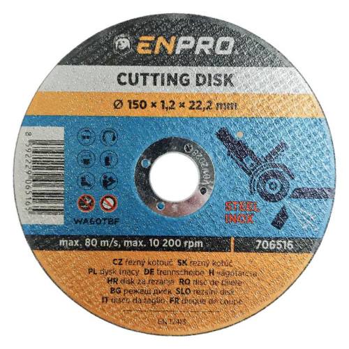 Kotouč na kov řezný Ø 150 x 1