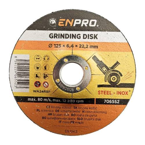 Kotouč na kov brusný Ø 125 x 6