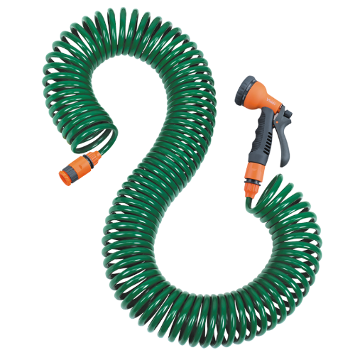 Hadice spirálová 15 m - sada