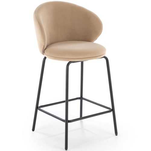 Barová židle H121 béžová/černá Baumax