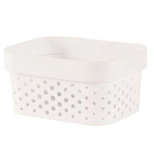 Box děrovaný Infinity recycled 1.4l bílý