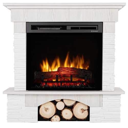 Elektrický krb Porto 23 bílá borovice WARMTEC